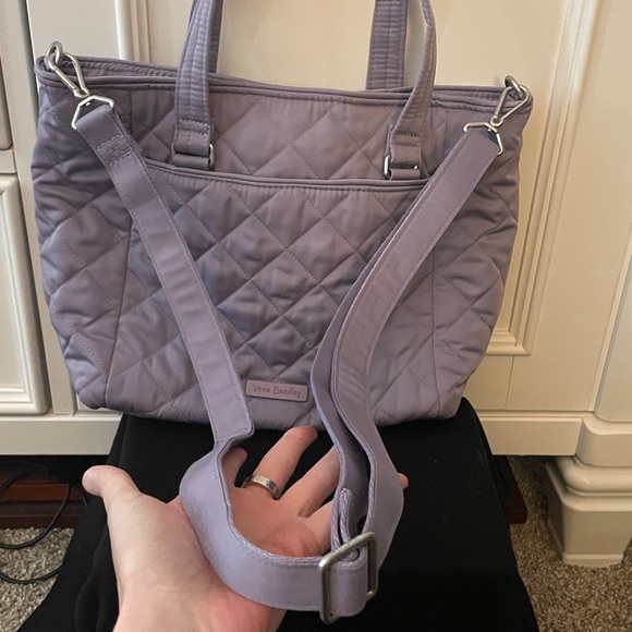 Vera Bradley Lilac Quilted Tote - Picture 12 of 12